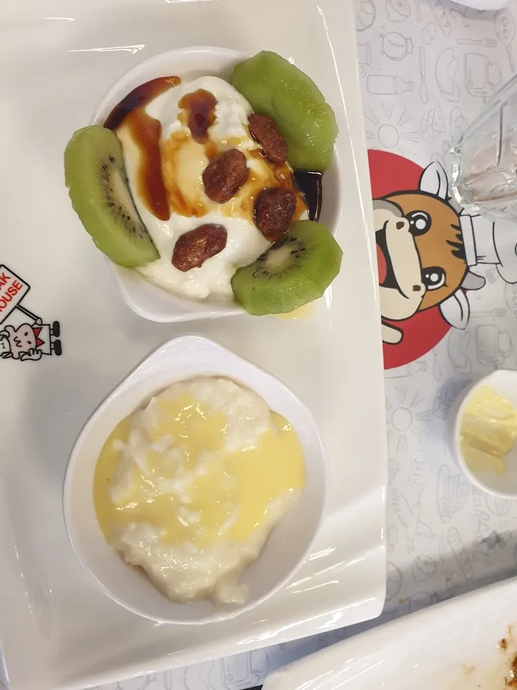 Fromage Blanc Nature Kiwi Sauce Caramel